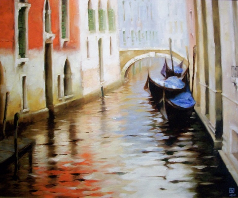 "Venice Boats" by Vakhtang