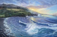 Click for larger view of Work ID #101:
"Honolua Bay" by Belinda Leigh