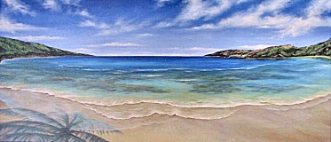 Click for larger view of Work ID #448:
"Hanauma Bay" by Belinda Leigh