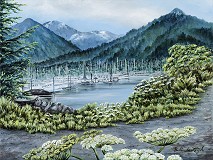 Click for larger view of Work ID #517:
"Sitka Harbor" by Belinda Leigh