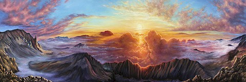 Click for larger view of Work ID #568:
"Haleakala Dawn" by Belinda Leigh
