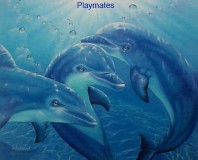 Click for larger view of Work ID #744:
"Playmates of the Sea" by Belinda Leigh