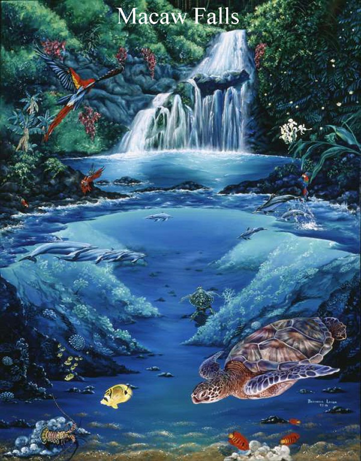 "Macaw Falls" by Belinda Leigh