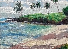 Click for larger view of Work ID #1650:
"Kapalua Point" by Nelson Tolentino