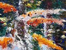 Click for larger view of Work ID #1651:
"Koi Pond" by Nelson Tolentino