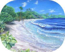 "Hamoa Beach" by Belinda Leigh
Category:  Seascapes, Beaches